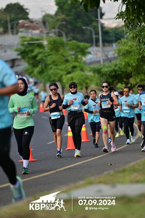 Race photo from KBP City Run 2024