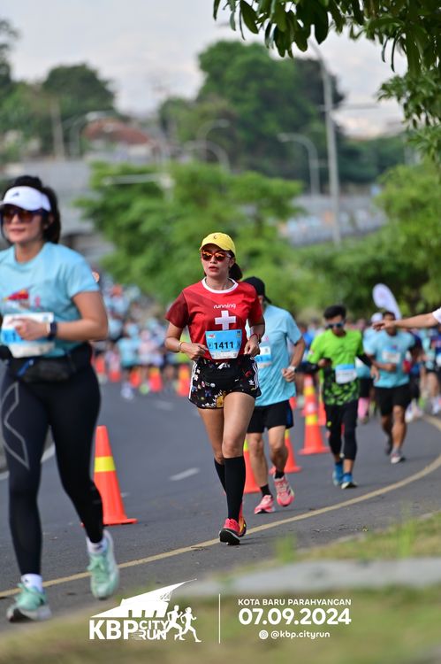 Race photo from KBP City Run 2024