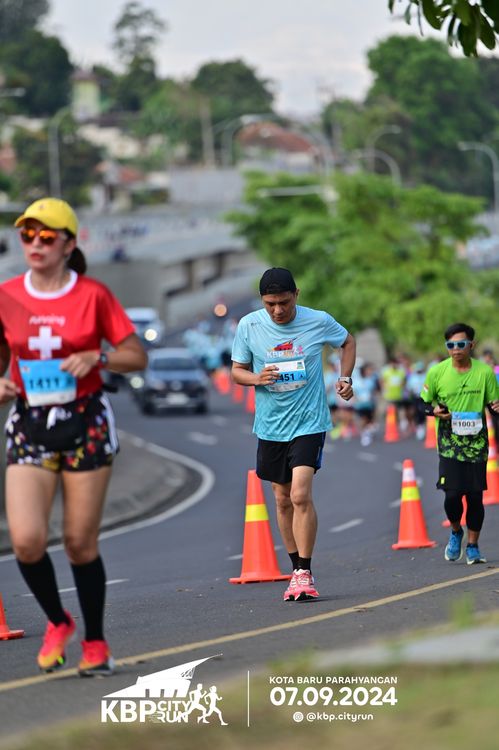 Race photo from KBP City Run 2024