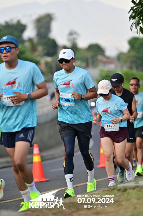 Race photo from KBP City Run 2024