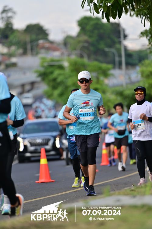Race photo from KBP City Run 2024