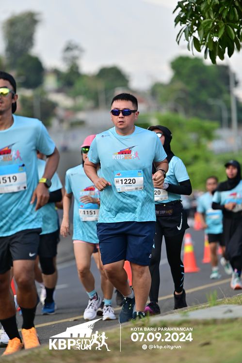 Race photo from KBP City Run 2024