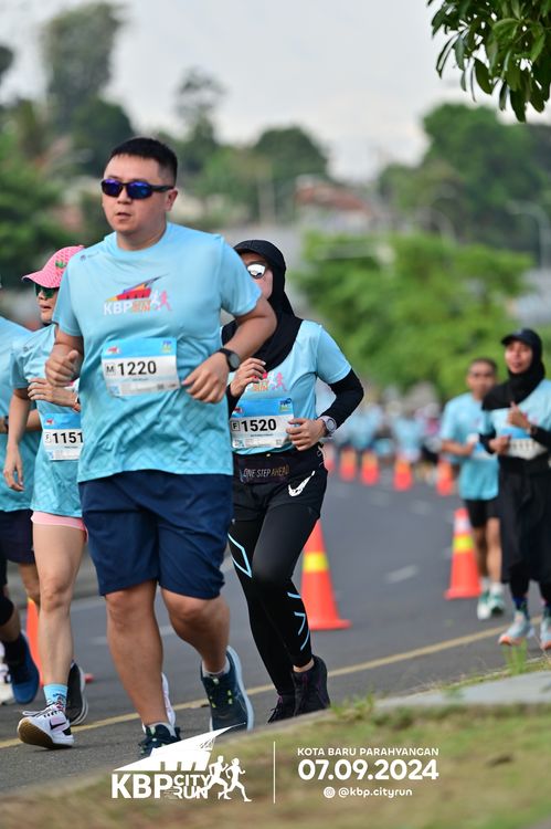 Race photo from KBP City Run 2024