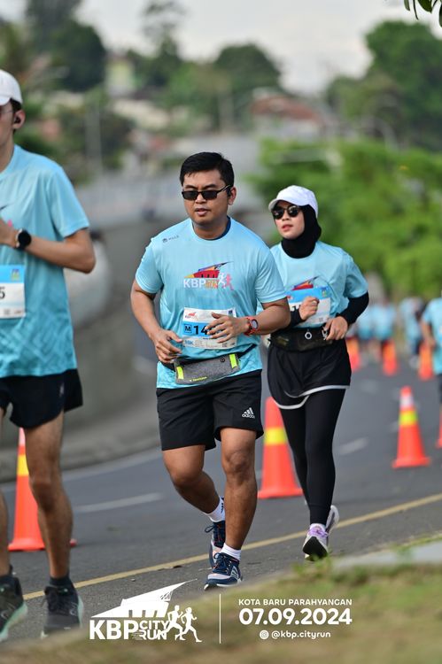 Race photo from KBP City Run 2024