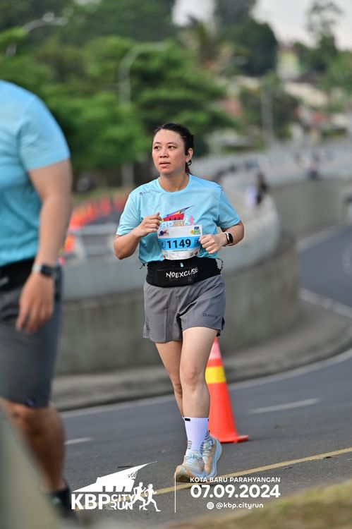 Race photo from KBP City Run 2024