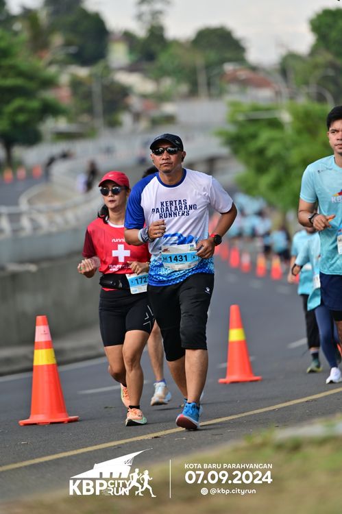 Race photo from KBP City Run 2024