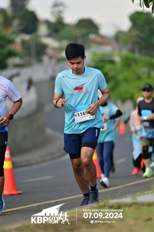 Race photo from KBP City Run 2024