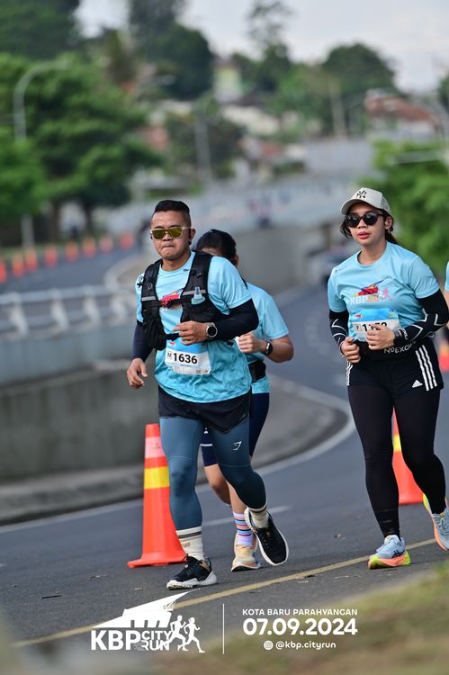 Race photo from KBP City Run 2024