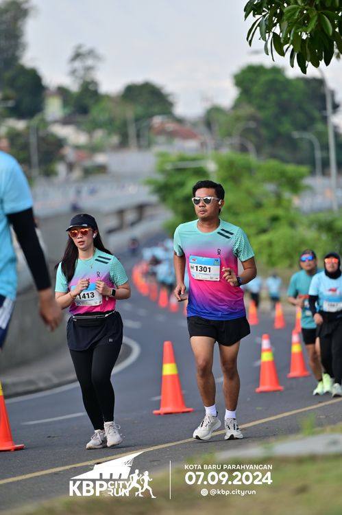 Race photo from KBP City Run 2024