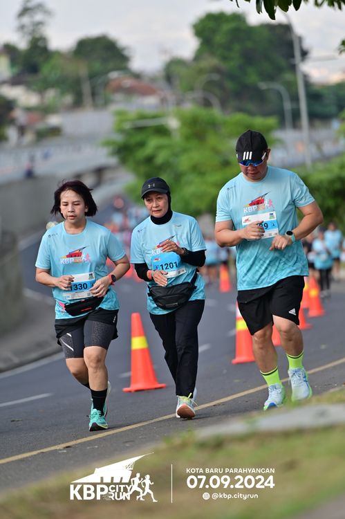 Race photo from KBP City Run 2024