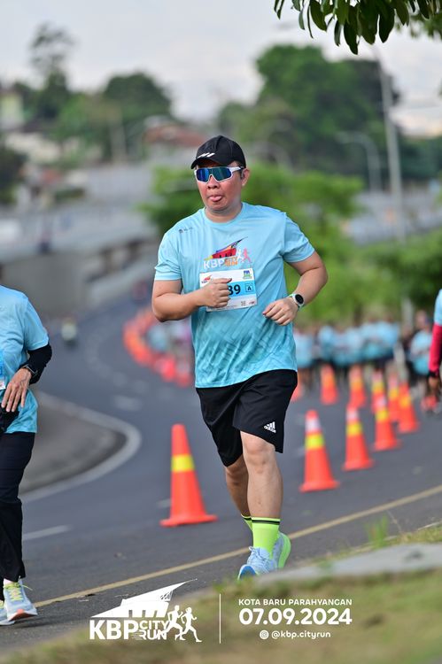 Race photo from KBP City Run 2024