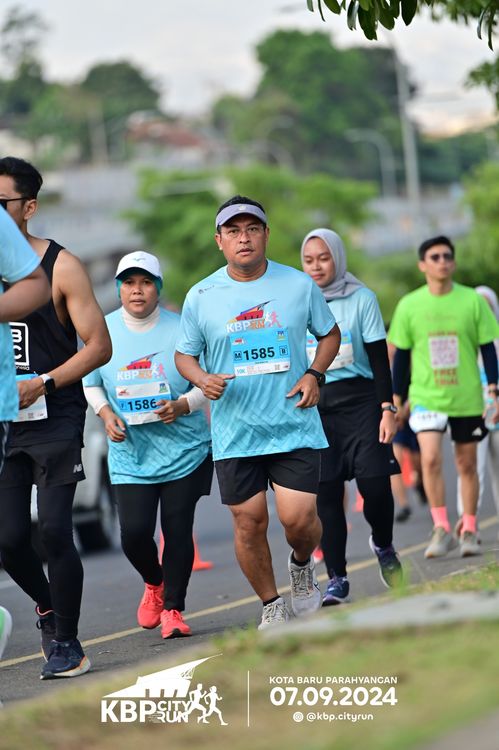 Race photo from KBP City Run 2024