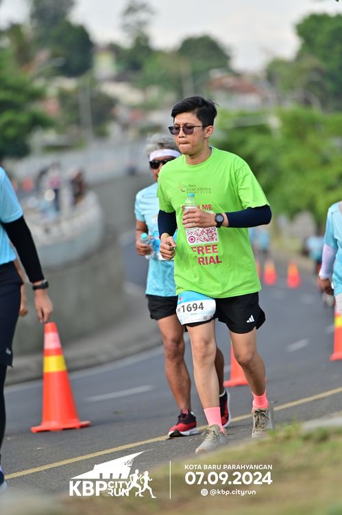 Race photo from KBP City Run 2024