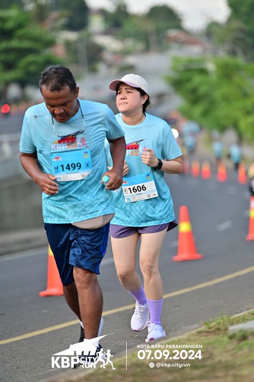 Race photo from KBP City Run 2024