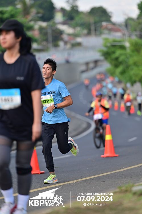 Race photo from KBP City Run 2024
