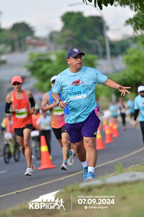 Race photo from KBP City Run 2024