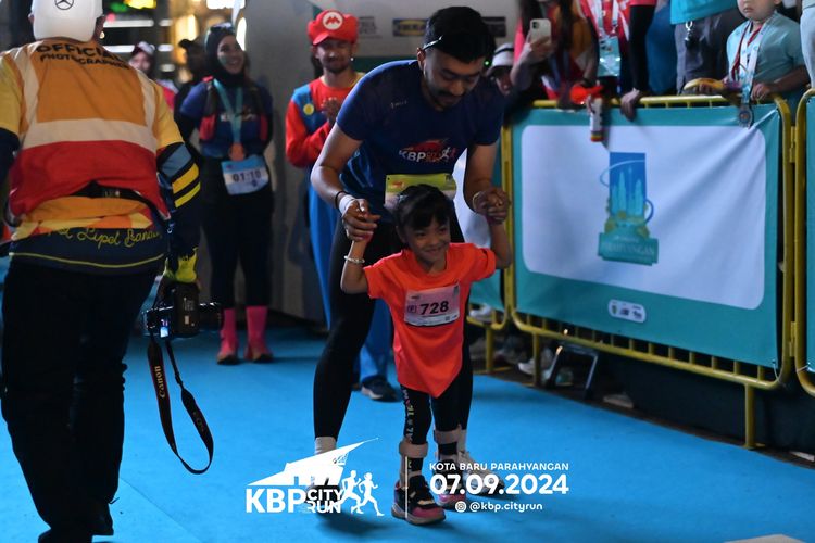 Race photo from KBP City Run 2024