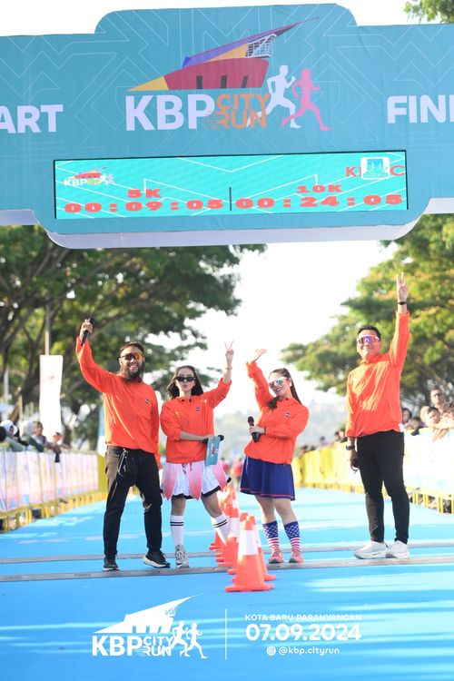 Race photo from KBP City Run 2024