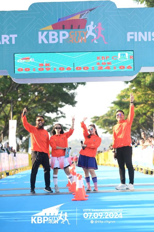 Race photo from KBP City Run 2024