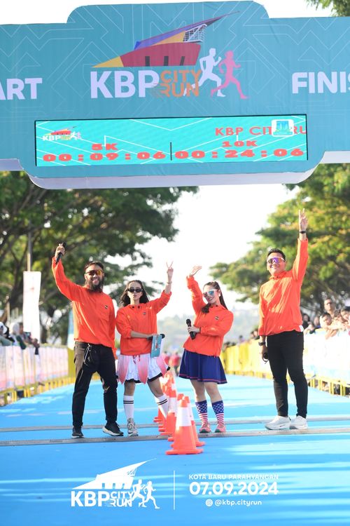 Race photo from KBP City Run 2024