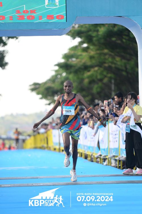 Race photo from KBP City Run 2024