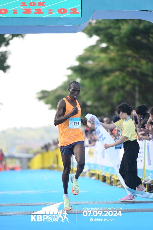 Race photo from KBP City Run 2024