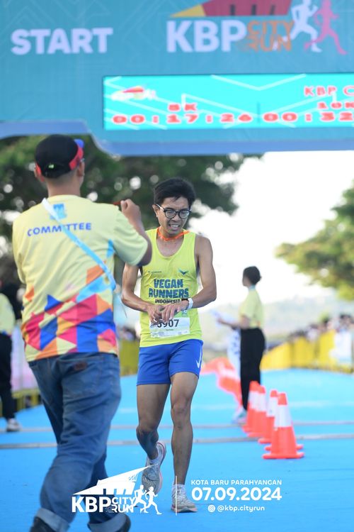 Race photo from KBP City Run 2024