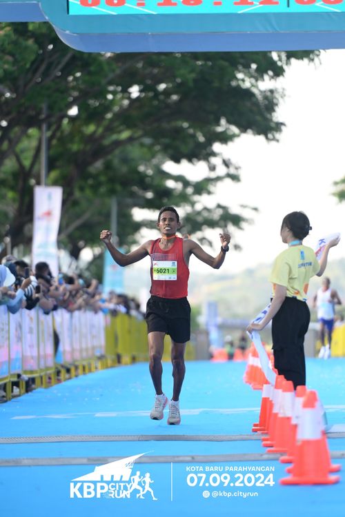 Race photo from KBP City Run 2024