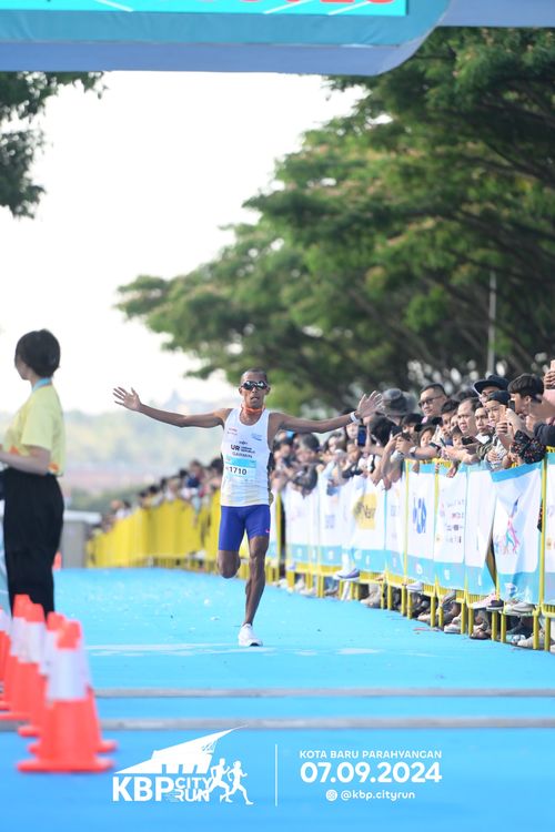 Race photo from KBP City Run 2024