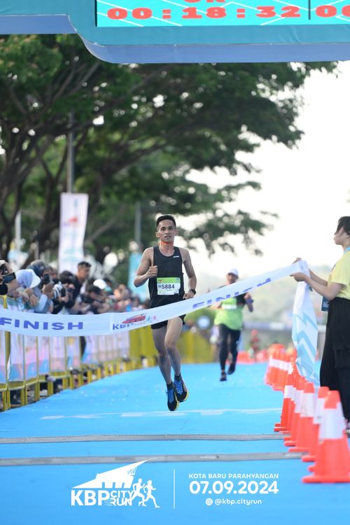 Race photo from KBP City Run 2024