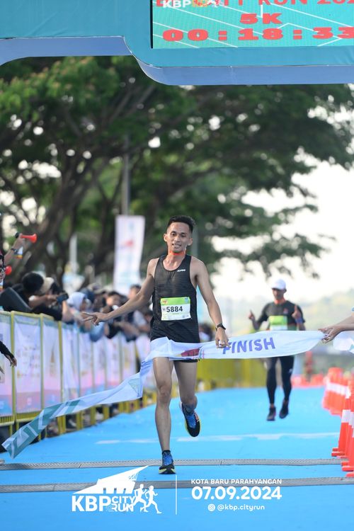Race photo from KBP City Run 2024