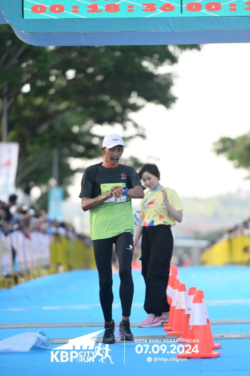 Race photo from KBP City Run 2024