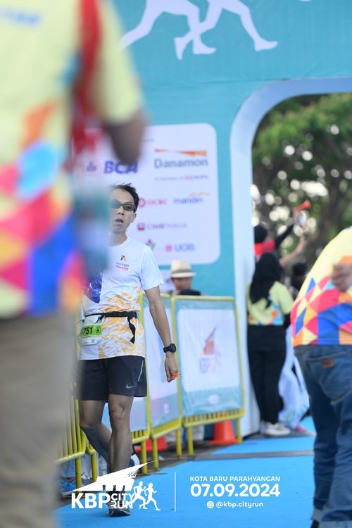 Race photo from KBP City Run 2024