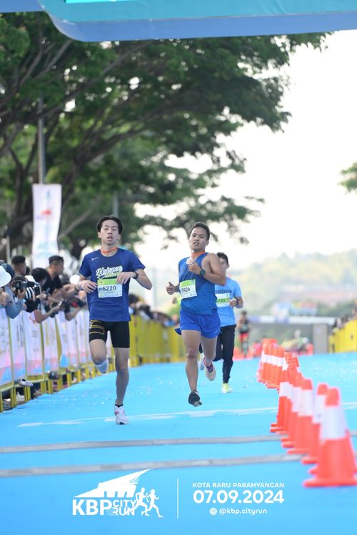 Race photo from KBP City Run 2024