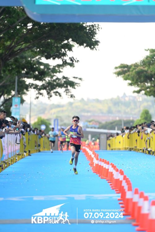Race photo from KBP City Run 2024