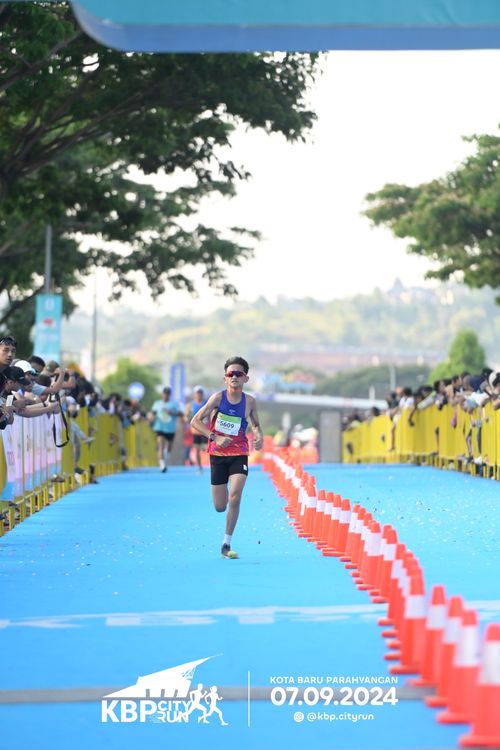 Race photo from KBP City Run 2024