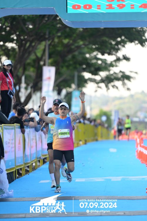 Race photo from KBP City Run 2024