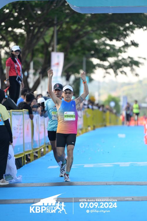 Race photo from KBP City Run 2024