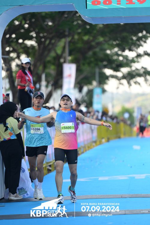 Race photo from KBP City Run 2024