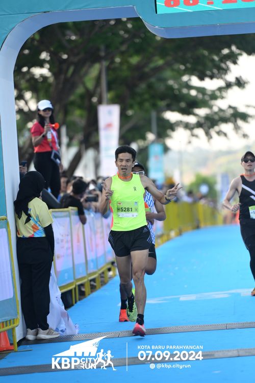 Race photo from KBP City Run 2024