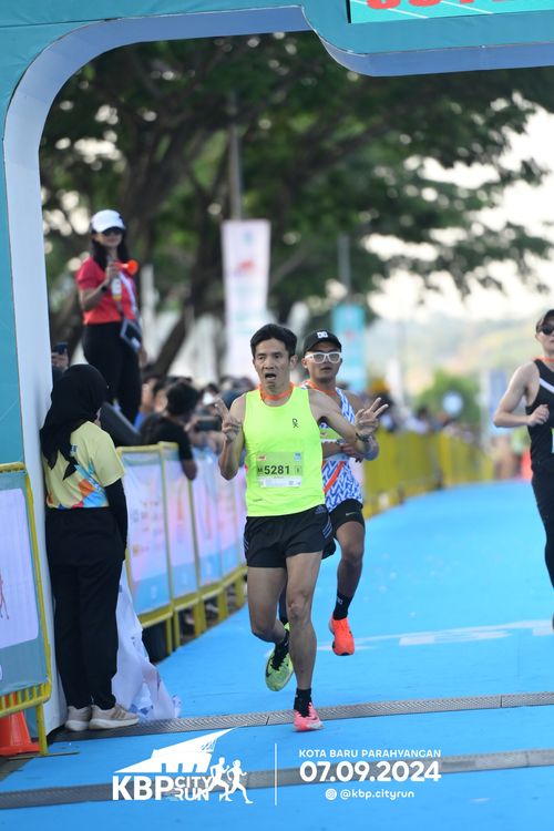 Race photo from KBP City Run 2024