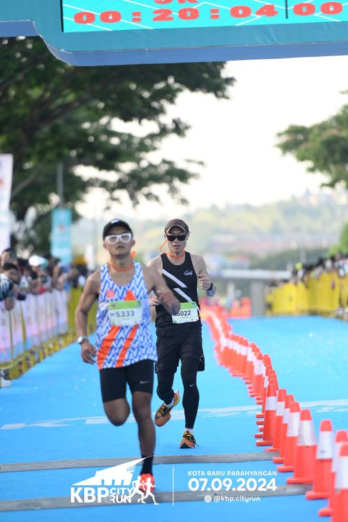 Race photo from KBP City Run 2024