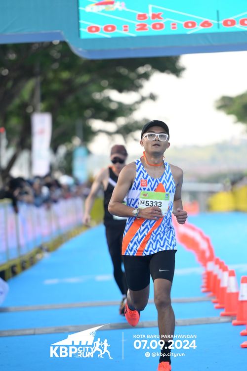 Race photo from KBP City Run 2024