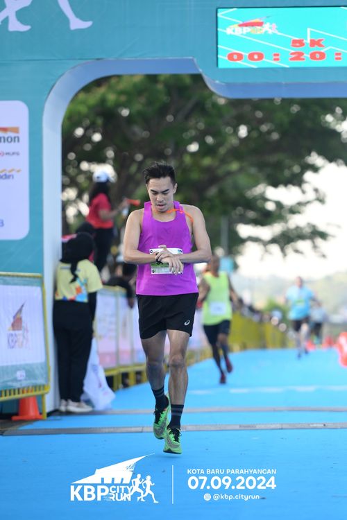Race photo from KBP City Run 2024