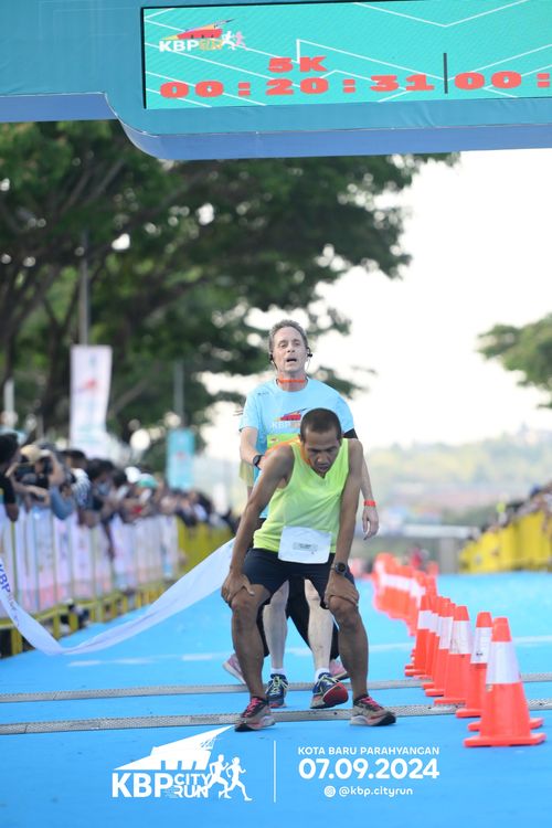 Race photo from KBP City Run 2024