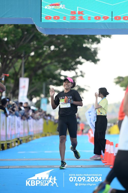 Race photo from KBP City Run 2024
