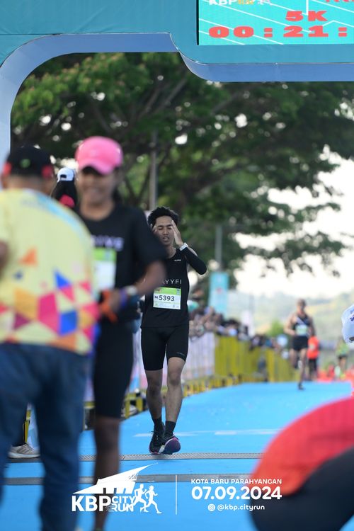 Race photo from KBP City Run 2024