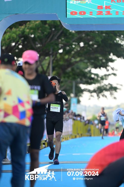 Race photo from KBP City Run 2024