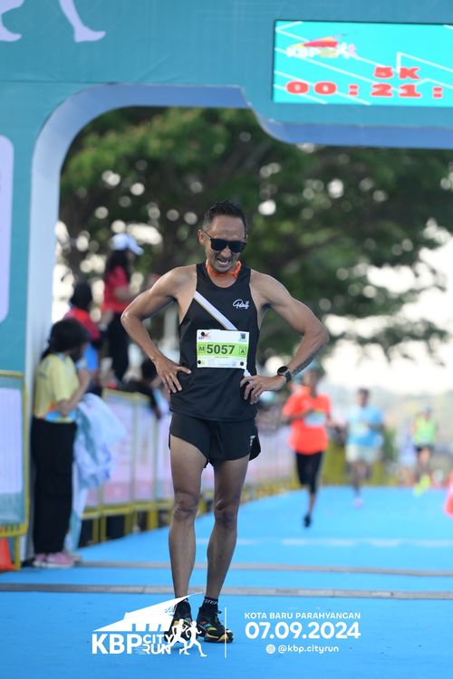 Race photo from KBP City Run 2024