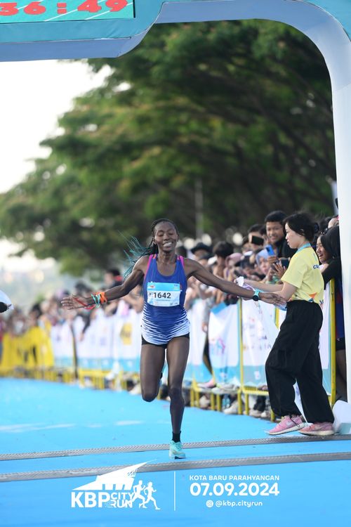 Race photo from KBP City Run 2024
